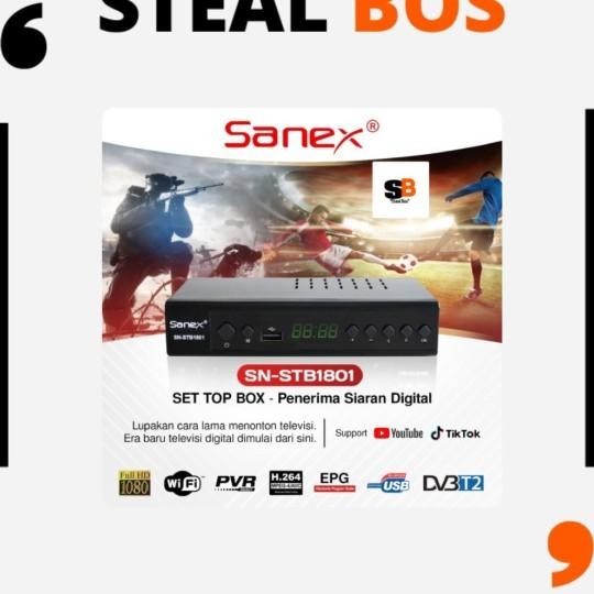 Set Top Box Tv Digital Sanex / 1080 Hd/ Set Top Box Sanex Sn-Stb1801