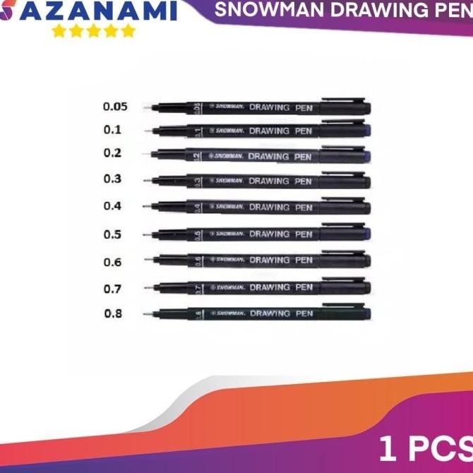 

Baru DRAWING PEN SNOWMAN FT 700 HITAM 0.05 0.1 0.2 0.3 0.4 0.5 0.6 0.7 0.8 saz4 Berkualitas