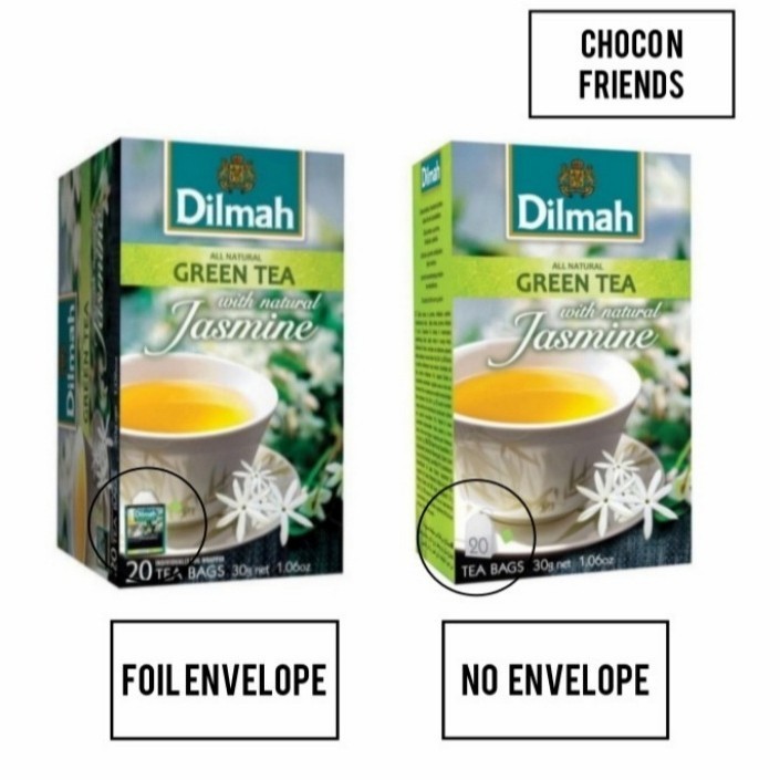 

BEDA TEH DILMAH ENVELOPE DAN NO ENVELOPE