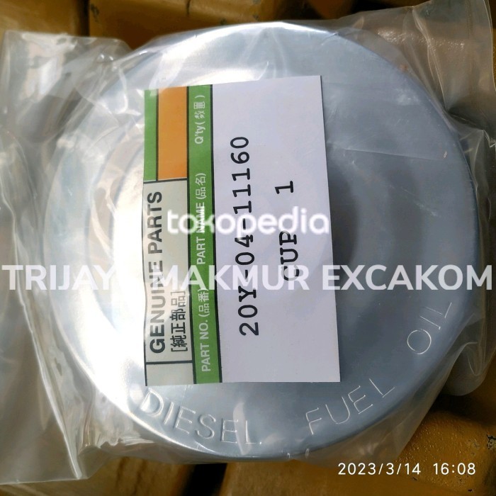 CAP TANGKI SOLAR / TUTUP TANGKI SOLAR KOMATSU PC200 20Y-04-11160