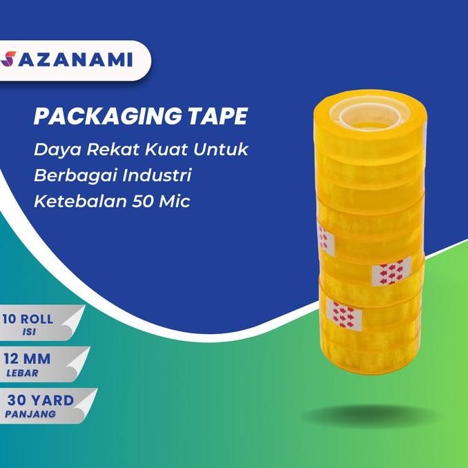 

Update isolasi Kado kecil 12mm x 30Y Selotip Bening sazanami Gulungan Tebal saz4 Segera Beli