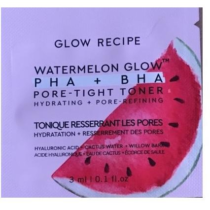 _ - original Glow Recipe Sample Watermelon Glow Toner Pineapple Serum Avocado Mask