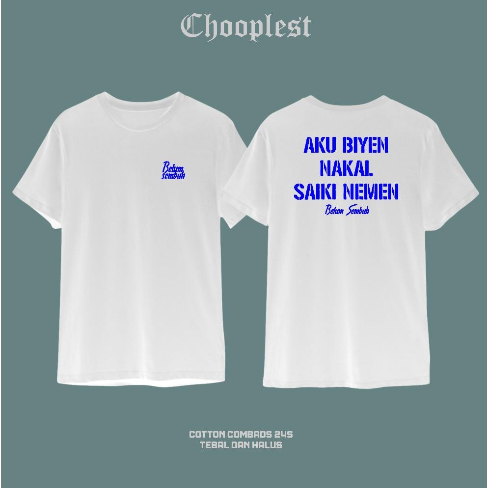 Terlaris Kaos Aku Biyen Nakal Saiki Nemen Free Sticker