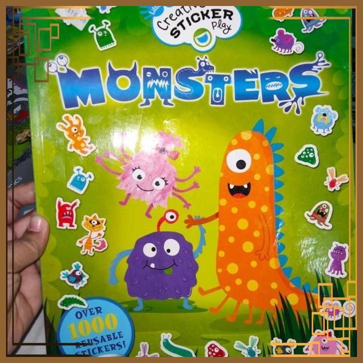 

[SCAF] little hands creative sticker play Monsters