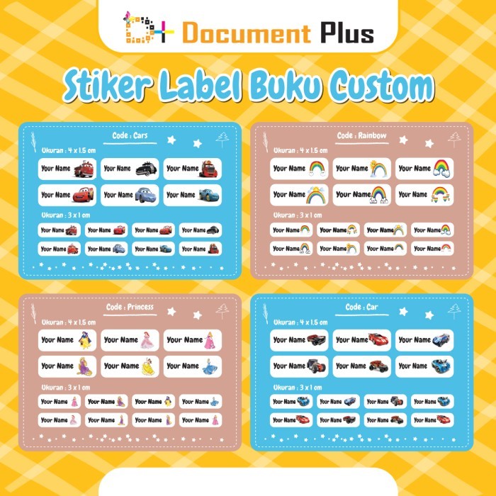 

Sale Stiker Label Nama Metalik Silver Waterproof