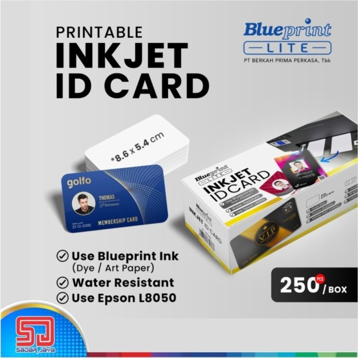 

Printable Inkjet ID Card Kartu Tanda Pengenal Lanyard Name Tag