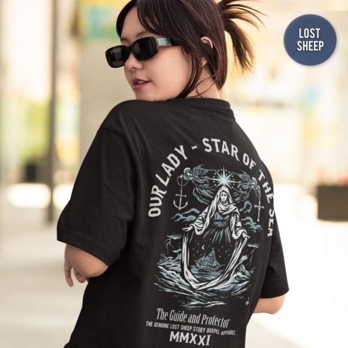 

Kaos Rohani Kristen Mary Star of The Sea Bunda Maria Stella Maris
