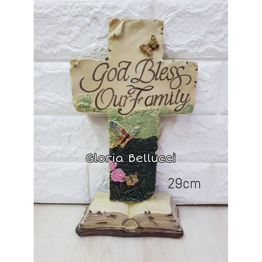 

SALIB DUDUK BUKU GOD BLESS OUR FAMILY KUPU KRISTEN ROHANI