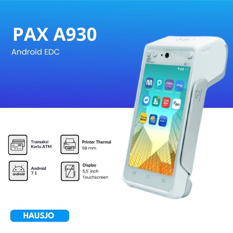 EDC Android Mini ATM Hausjo PAX A930