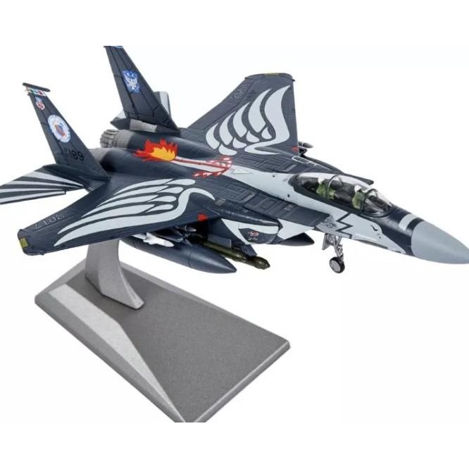 Diecast Pesawat Tempur F-15E Strike Eagle 4Th Fighter Wing Scale 1/100