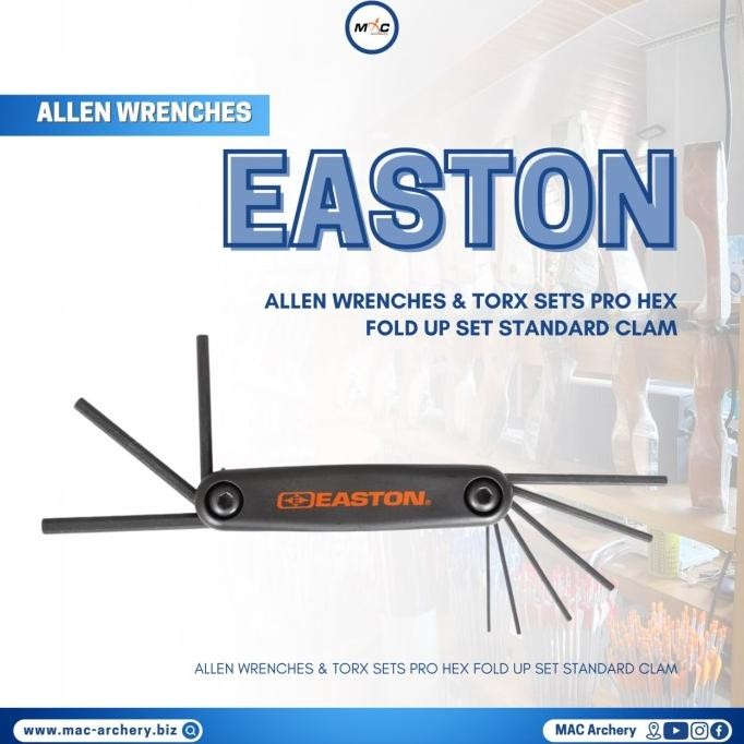 EASTON PRO HEX ALLEN WRENCH STD KUNCI L UNTUK BUSUR COMPOUND PANAHAN ORIGINAL DAN TERPERCAYA