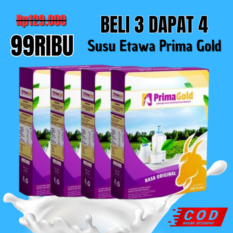 

Susu Kambing Etawa Primagold 4 BOX Termurah Terbaik Murah Terlaris Promo Bermanfaat B5P5 Terbaru Obat Asma COD Diskon Gratis Ongkir Viral Tinggi Kalsium Menjaga K