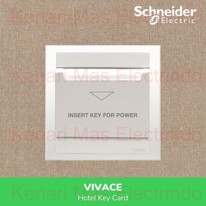 Schneider Electric Vivace Saklar Hotel Key Card Switch - KB31EKT