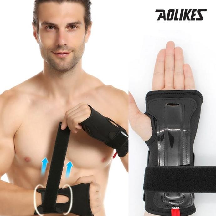

Aolikes 1685 Wrist Hand Weightlifting Carpal Tunnel Wrist Support Ori