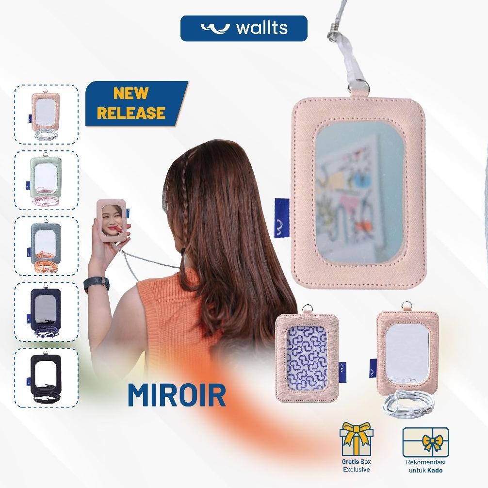 

ukd-23 Wallts Miroir - ID Card Lanyard Gantungan Name Tag Kaca Cermin Wanita Terlaris