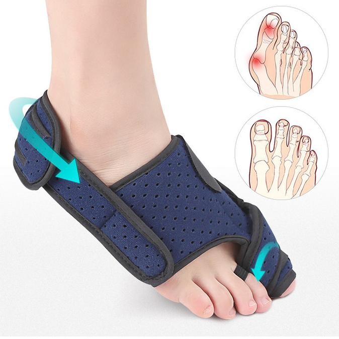 

Bunion Corrector Koreksi Aluminum Bunion Hallux Splint Pad Terapi Jari