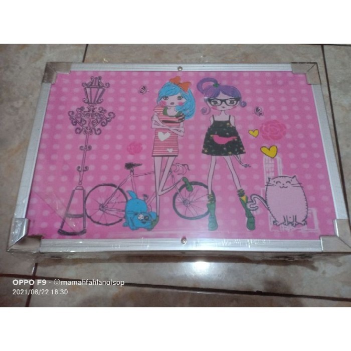 

Azalia Set Alat Lukis 145Pcs Model Koper Jinjing Import Set Alat Menggambar