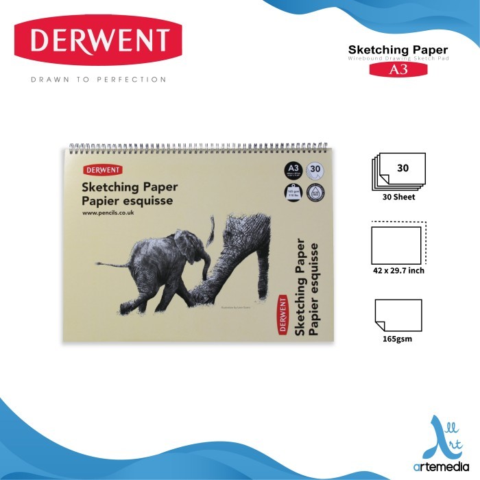 

Azalia Buku Gambar Sketsa Derwent A3 Sketchpad Landscape - Alat Lukis