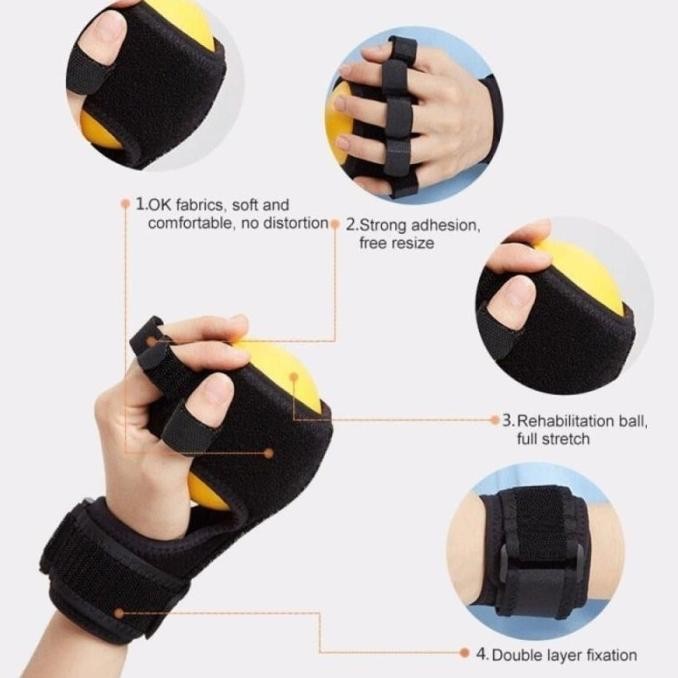 

Bola Terapi Pemulihan Otot Kekuatan Otot Jari Tangan Bola Wristband