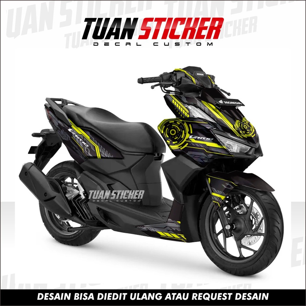 Sticker Decal Full Body Honda Vario 160 2021 2022 Striping Decal Vario 160 2021 2022 Full Body Stike