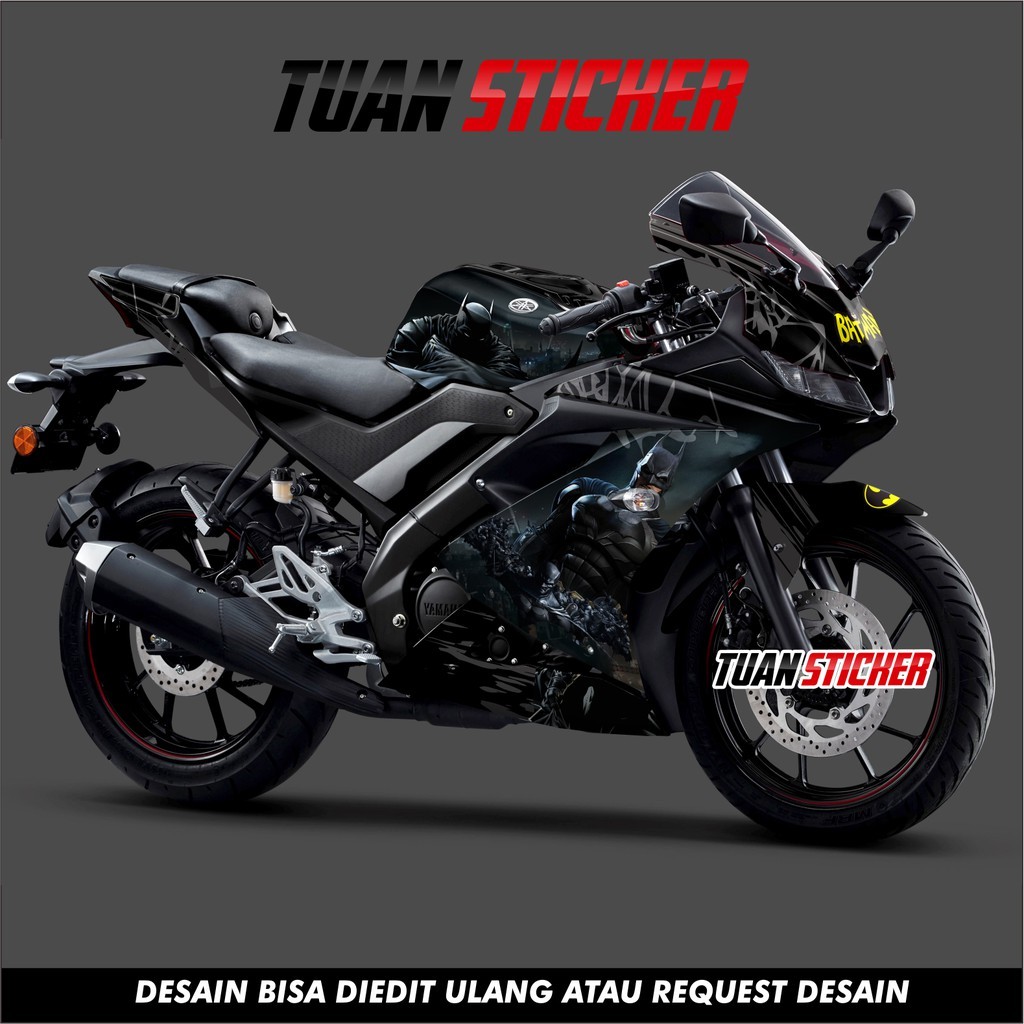 Sticker Striping Decal Yamaha R15 V3, Sticker Decal R15 V3, Sticker R15 , striping R15 V3 Batman