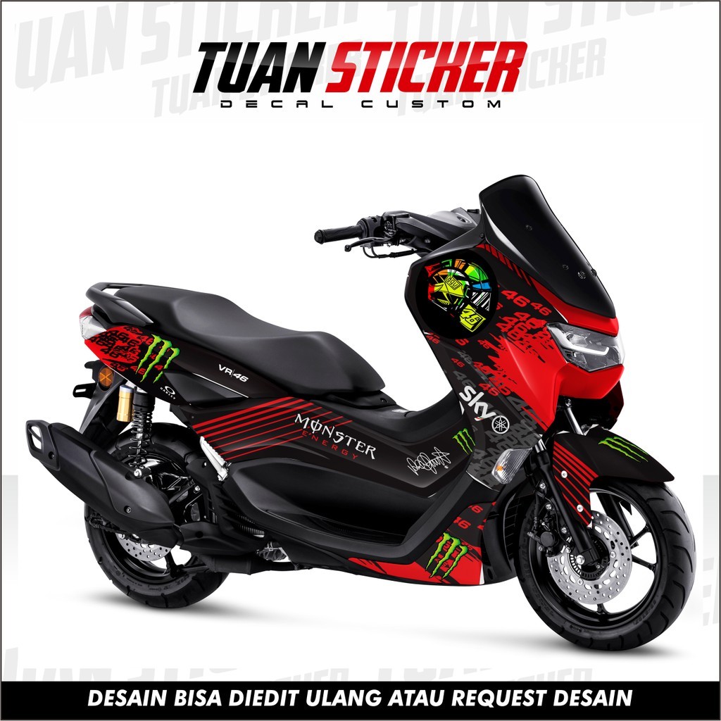 Sticker Striping Decal Yamaha nmax 2020 2021 2022 2023, Sticker Decal nmax 2020 2021 2022 2023, Stic