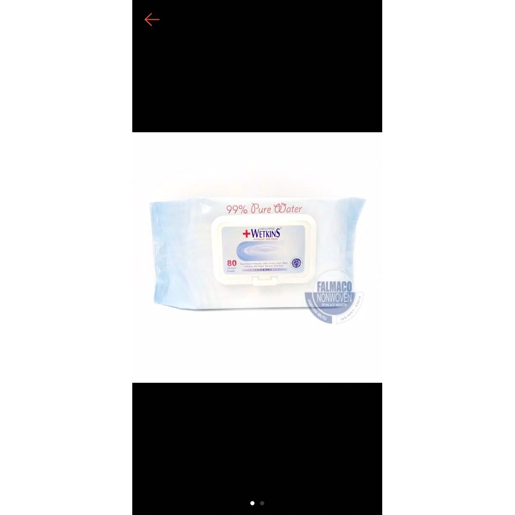 Produk Unggulan] Wetkins wetkin antiseptic 80s tisu tissue basah tisu basa