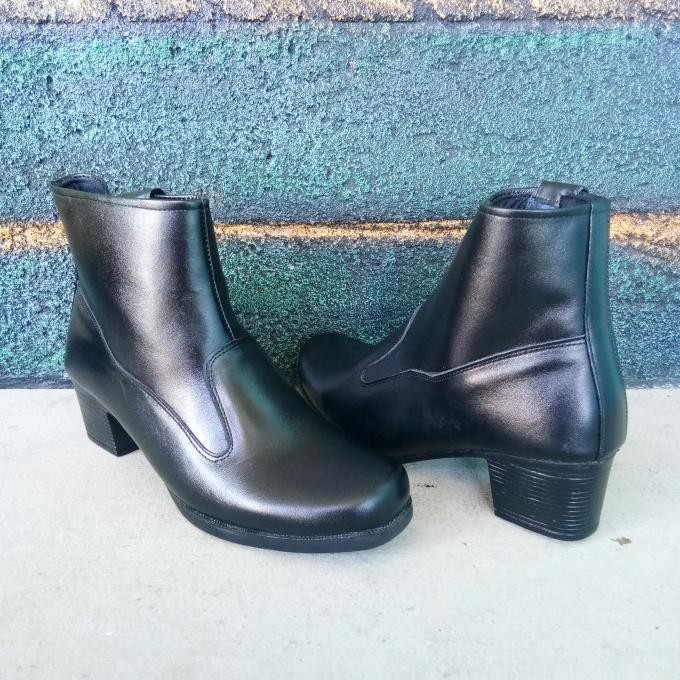 sepatu pdh /sepatu pdh cewek /sepatu pdh wanita /sepatu fantofel kulit BS01