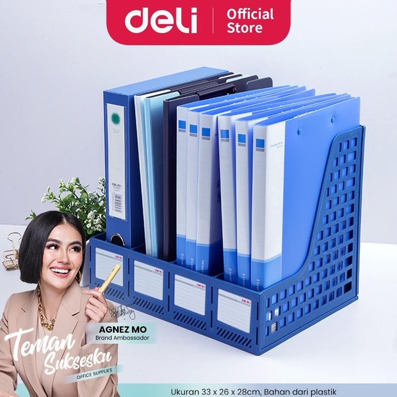 

Dwl-49 Deli Rak Buku / Box File 4 Sekat Tahan Lama 33777 Termurah