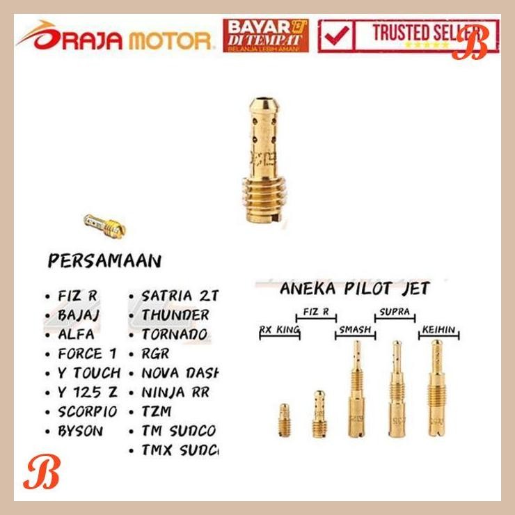 | RRJ | SUZUKI GENUINE PART PILOT JET SUZUKI SATRIA/TORNADO/RAIDER/THUNDER 125