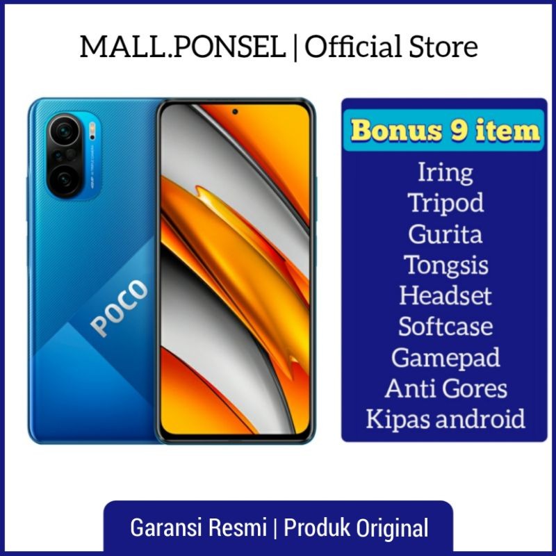 Poco F3 Ram 6GB/128GB + 8GB/256GB Garansi Resmi 1 Tahun