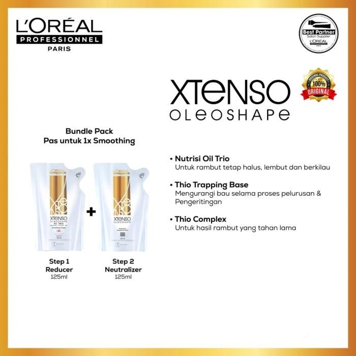 Loreal Xtenso Smoothing Pelurus Rambut 125Ml