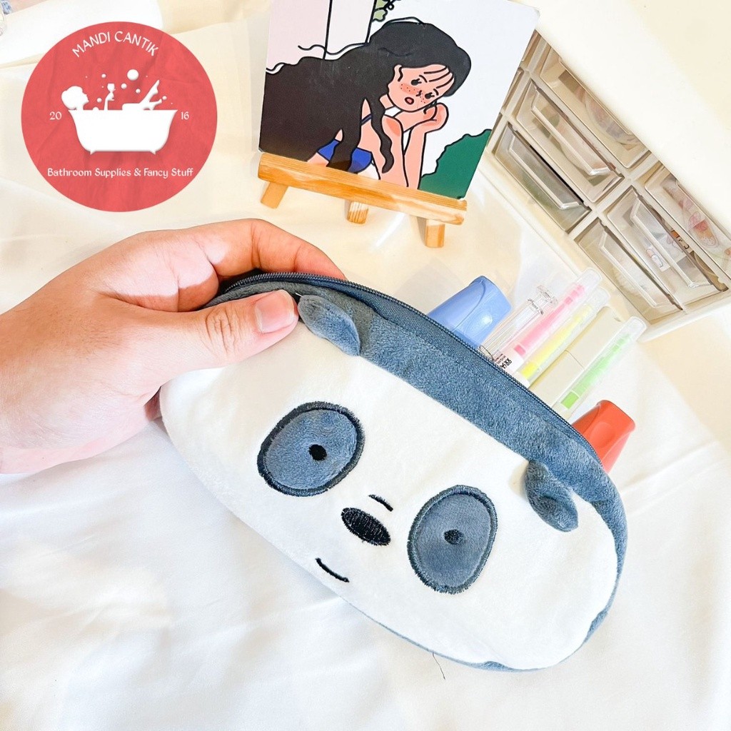 

J12 KOTAK PENSIL BERUANG WBB PENCIL CASE ALAT TULIS KANTOR LUCU STATIONERY SEKOLAH KADO UNIK FANCY