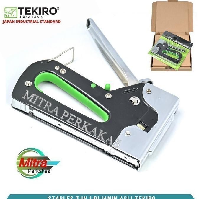 

Staples Tembak Tekiro 6 - 14 Mm Staple Gun 3 In 1 Steples