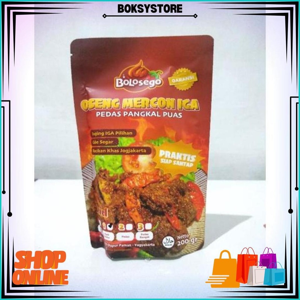 

Bolosego Oseng Mercon Iga Sapi 200Gr Lauk Pauk Pedas D Terlaris