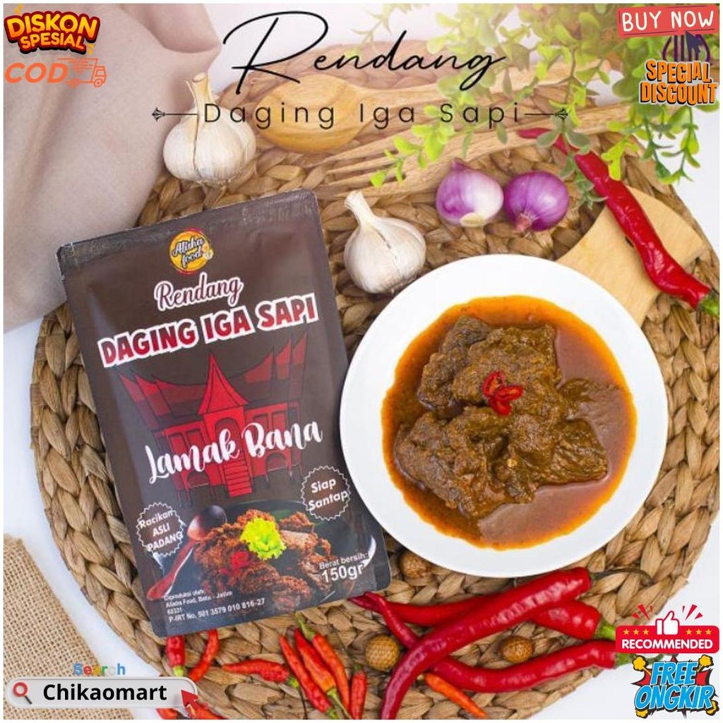 

Rendang Daging Iga Sapi D Terlaris