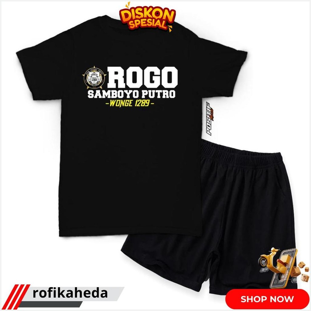 BAJU KAOS SETELAN ANAK ROGO SAMBOYO PUTRO JARANAN BANTENGAN TERLARIS