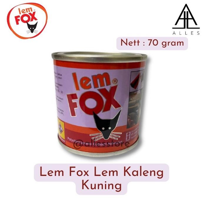 

PJ24 Lem Fox Lem Kuning Kaleng 70gr/300gr/600gr/Lem Serbaguna Termurah