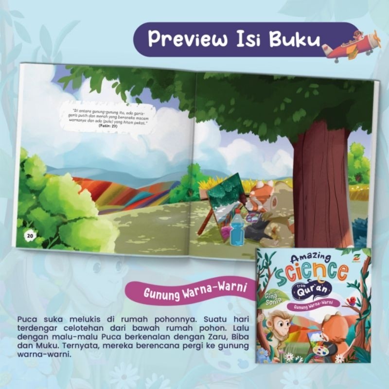 

Buku Amazing Science from Quran (isi 4) Dongeng Cerita Anak Sains Qur'an Ziyad Books Ziyadbooks