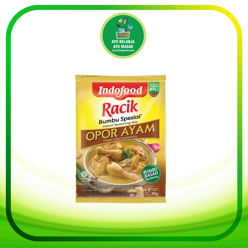 

Bumbu Basah INDOFOOD OPOR AYAM kemasan 45 gram