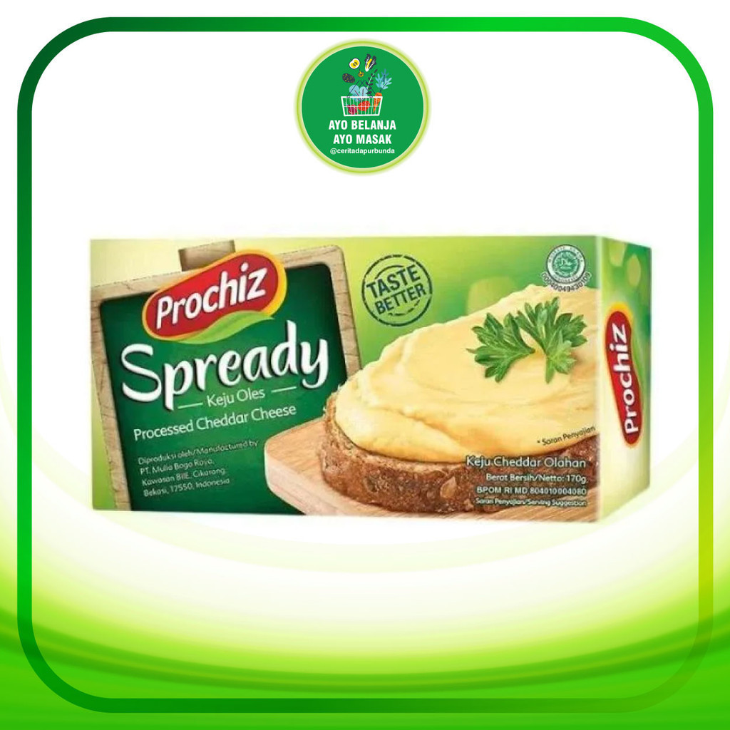 

Keju Prochiz Spreadable 170 Gr