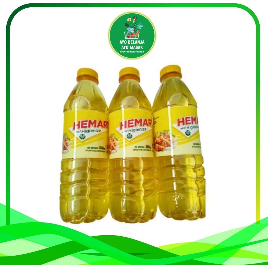 

Minyak Goreng Hemart Botol 500 mL