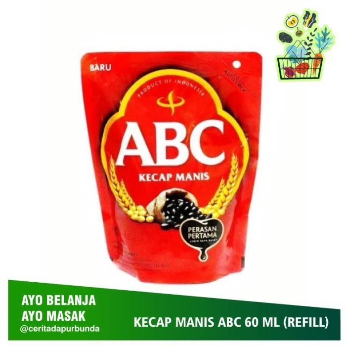 

KECAP MANIS ABC 60 ML (kemasan pouch kecil)