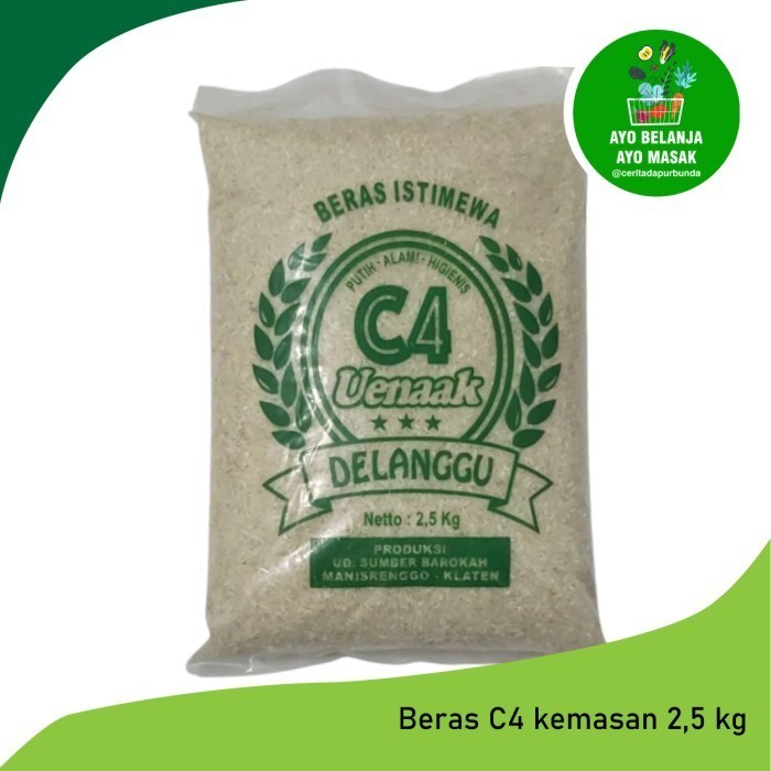 Beras C4 Kemasan 2,5 kg