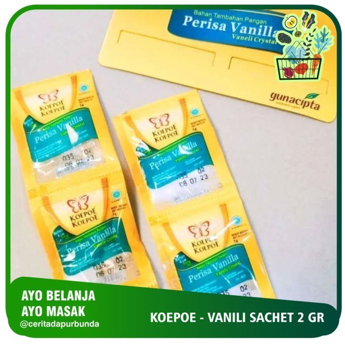 

VANILI BUBUK SACHET 2 gram / ECERAN