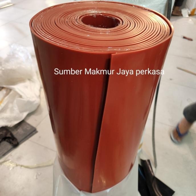 

Rubber Sheet Silicone Merah 4Mm ( Rubber Red Silicone Lembaran )