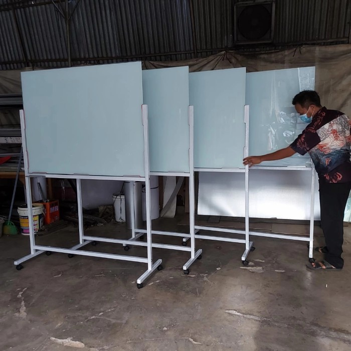 

Terbaru Glass Whiteboard 60 X 120 Standing Promo Ready Stok