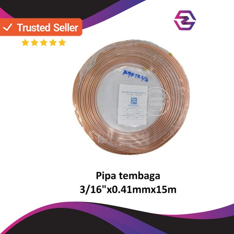 Pipa tembaga 3/16 Inch