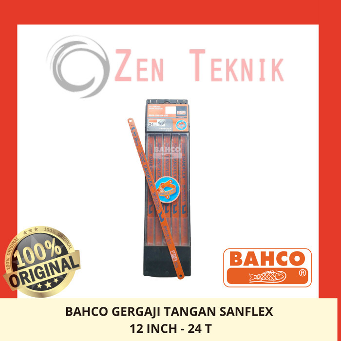 <<<<<] BAHCO - Gergaji Tangan Sanflex - 12 inch 24 T