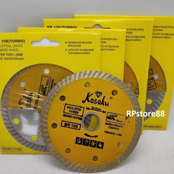 Pisau Potong Kerak Granit Batu Alam Kosoku - Mata Gerinda - Gurinda